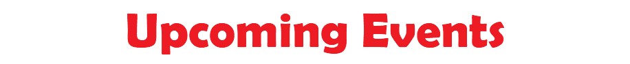 Upcoming Events